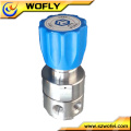 Régulateur d&#39;oxygène en acier inox 1 / 4NPT 316 stable Presicison avec bouton bleu